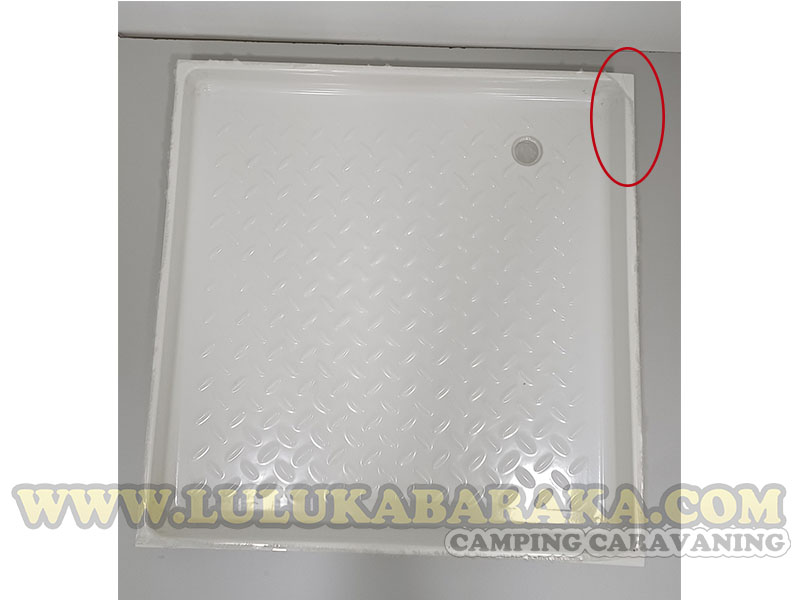 Plato ducha 60 x 60 encastrable (RASTRO)